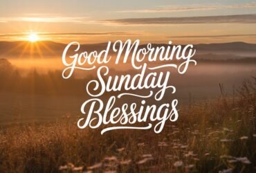 Good Morning Sunday Blessings