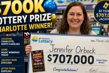 $700K Lottery Prize Charlotte
