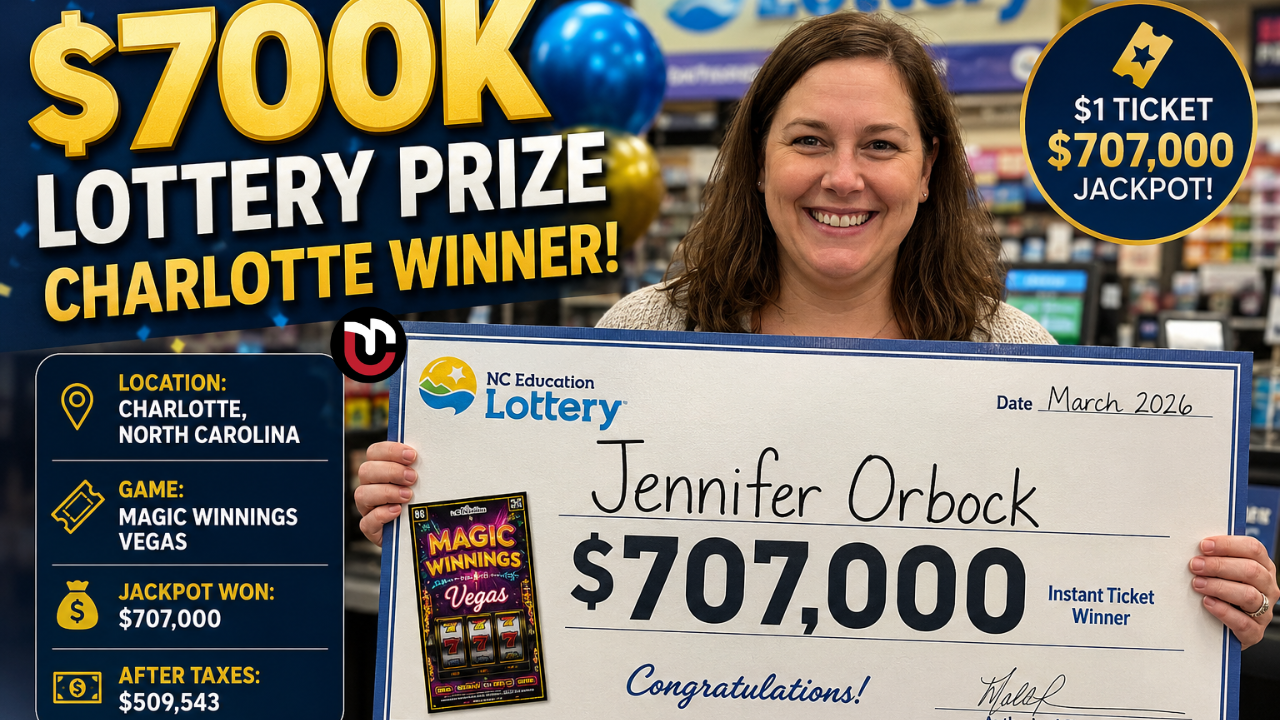 $700K Lottery Prize Charlotte
